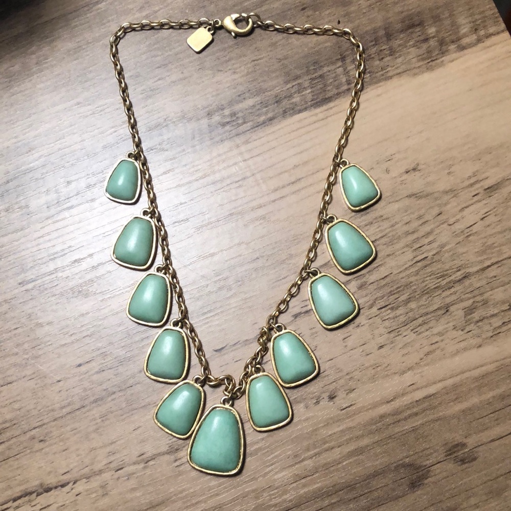 Lauren Ralph Lauren Turquoise & Gold Necklace